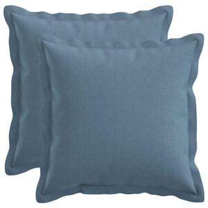 vidaXL Kissenbezug 2 pcs HOUTEN Jeans blau 30 x 30 cm Kunstleinen