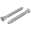 vidaXL Confirmat-Schrauben 2 Stk. Silber &Oslash;7 x 58 mm Metall