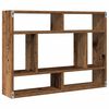 vidaXL Wandregal Altholz-Optik 75x16x55 cm Holzwerkstoff