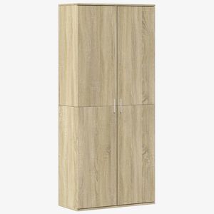 vidaXL Highboard Sonoma-Eiche 80x35x180 cm Holzwerkstoff