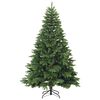 vidaXL Künstlicher klappbarer Weihnachtsbaum mit Ständer Grün 210 cm