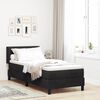 vidaXL Boxspringbett mit Matratze Schwarz 200 x 80 cm Samt