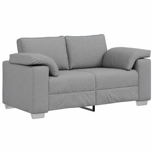 vidaXL Sofa Hellgrau 160 x 80 x 82 cm Stoff