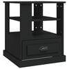 vidaXL Beistelltisch Schwarz 50x50x60 cm Holzwerkstoff