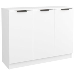 vidaXL Sideboard Wei&szlig; 90,5x30x70 cm Holzwerkstoff