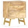 vidaXL Nachttisch 40 x 30 x 50 cm Mangoholz Massiv