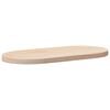 vidaXL Tischplatte 80x40x2,5 cm Massivholz Kiefer Oval