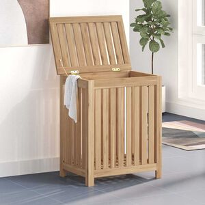 vidaXL W&auml;schebeh&auml;lter 50x35x60 cm Massivholz Teak