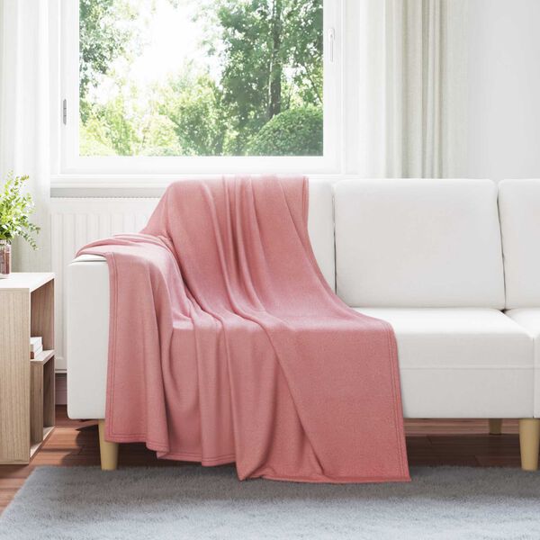 vidaXL Wohndecken 24 pcs Rosa 170 x 130 cm Fleece