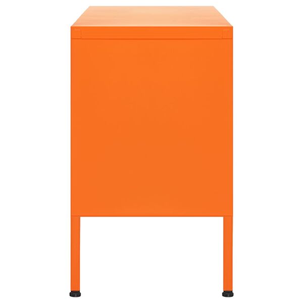 vidaXL TV-Schrank Orange 105x35x50 cm Stahl
