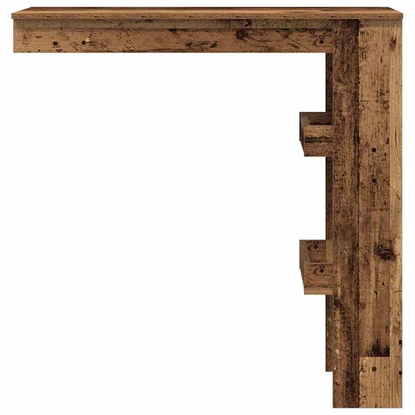 vidaXL Wand-Bartisch Altholz-Optik 102x45x103,5 cm Holzwerkstoff