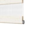 vidaXL Doppelrollo Marmorbeige 100x150 cm Stoffbreite 95,9 cm Polyester