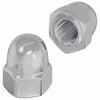 vidaXL Eichelmuttern 2 pcs Silber M8 x 10 mm Stahl
