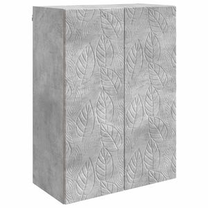 vidaXL Wandschrank Betongrau 66 x 34,5 x 90 cm Holzwerkstoff