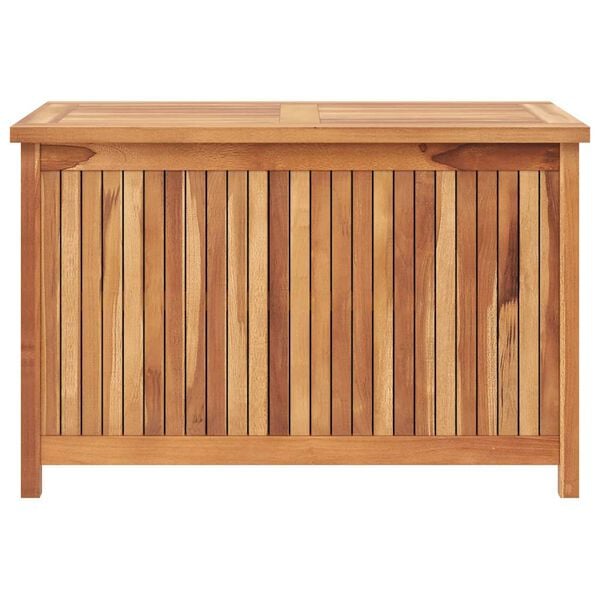 vidaXL Gartenbox 90x50x58 cm Massivholz Teak