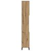 vidaXL Badschrank Artisan-Eiche 30x30x190 cm Holzwerkstoff