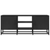 vidaXL TV-Schrank Schwarz 100x35x41 cm Holzwerkstoff und Metall
