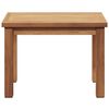 vidaXL Couchtisch Braun 50 x 35 x 36 cm Teak-Massivholz