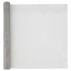 vidaXL Drahtgeflecht 80 x 1000 cm 18 Mesh Edelstahl 201 Silber