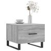 vidaXL Couchtisch Grau Sonoma 50x50x40 cm Holzwerkstoff