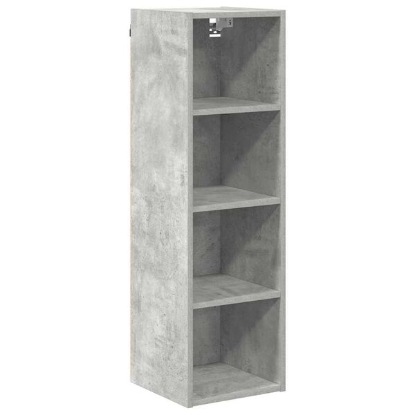 vidaXL H&auml;ngeschrank Beton Grau 30 x 29,5 x 100 cm Holzwerkstoff
