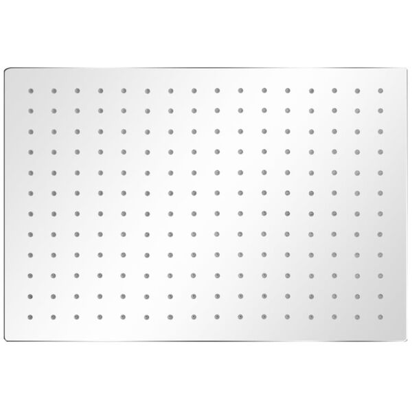 vidaXL Regenduschk&ouml;pfe 2 Stk. Edelstahl 30 x 40 cm