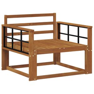 vidaXL Outdoor Mittelsofa Massivholz Akazie Natur