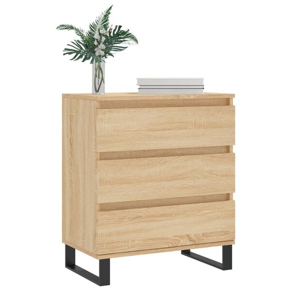 vidaXL Sideboard Sonoma-Eiche 60x35x70 cm Holzwerkstoff