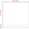 vidaXL Einziehbare Markise Wei&szlig; 400 x 350 cm Stoff und Aluminium