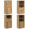 vidaXL Beistellschränke 4 Stk. ODDA 40x24x79 cm Massivholz Kiefer