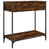 vidaXL Konsolentisch R&auml;uchereiche 75x34,5x75 cm Holzwerkstoff