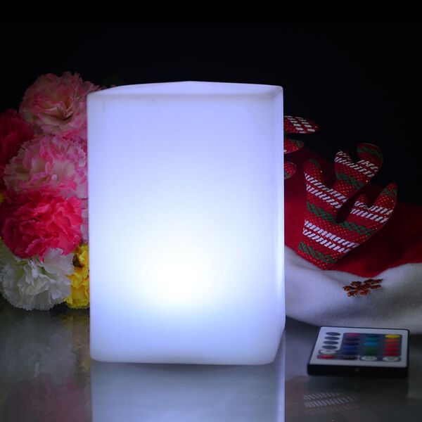 Eurotrail LED-Tischlampe Wiederaufladbar Blockform