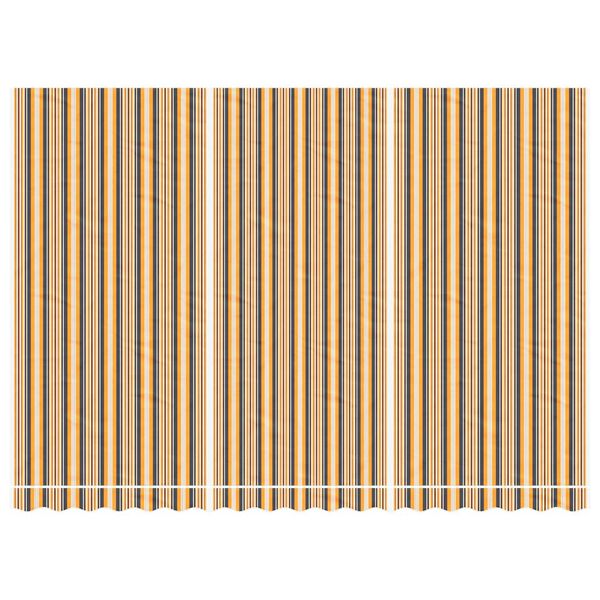 vidaXL Markisenbespannung Mehrfarbig Gestreift 4,5x3 m