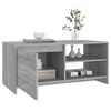 vidaXL Couchtisch Grau Sonoma 102x50x45 cm Holzwerkstoff