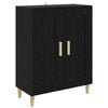 vidaXL Sideboard Schwarze Eiche 69,5 x 34 x 90 cm Holzwerkstoff