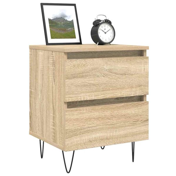 vidaXL Nachttisch Sonoma-Eiche 40x35x50 cm Holzwerkstoff