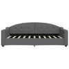 vidaXL Tagesbett mit Matratze Dunkelgrau 90x190 cm Stoff