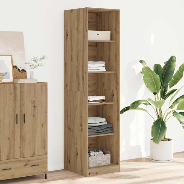 vidaXL Kleiderschrank Artisan-Eiche 50x50x200 cm Holzwerkstoff