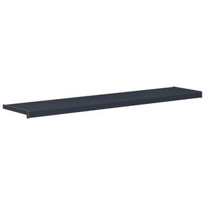 vidaXL Fensterbank Anthrazit mit Holzmaserung 160 x 30 x 4,5 cm PVC