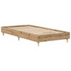 vidaXL Bettgestell ohne Matratze Artisan-Eiche 90x190cm Holzwerkstoff