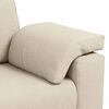 vidaXL Sofa Beige 180 x 77 x 82 cm Leinenmischgewebe