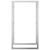vidaXL Brennholzregal 50x28x94 cm Edelstahl