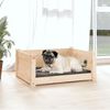 vidaXL Hundebett 65,5 x 50,5 x 28 cm Massivholz Kiefer