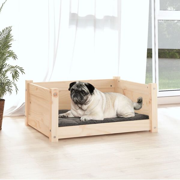 vidaXL Hundebett 65,5 x 50,5 x 28 cm Massivholz Kiefer