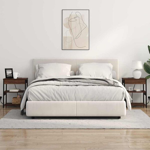 vidaXL Nachttisch Braun Eichen-Optik 41 x 31 x 51 cm Holzwerkstoff