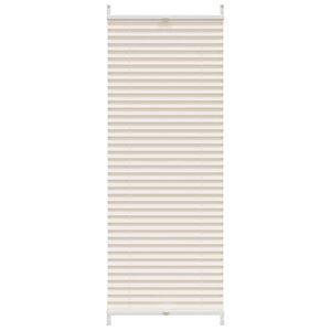 vidaXL Plissee Faltrollo Rollo Plisseerollo 40x100cm Creme