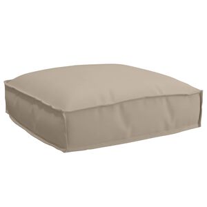 vidaXL Kissen Taupe 50 x 50 x 12 cm Oxford-Stoff