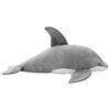 vidaXL Delfin Kuscheltier Pl&uuml;sch Grau