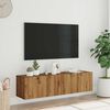 vidaXL TV-Wandschrank Artisan-Eiche 120x30x30 cm Holzwerkstoff