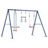 vidaXL Outdoor Schaukelset Mehrfarbig 263 x 185 x 185 cm Stahl und PE